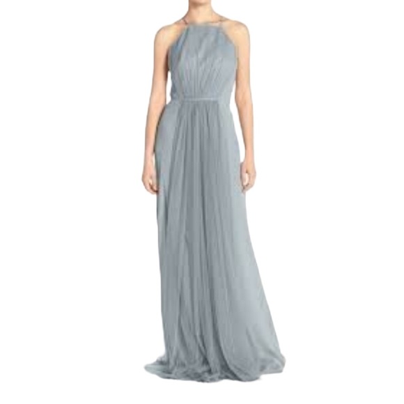Monique Lhuillier Tulle halter dress. Size 8 - Picture 1 of 11